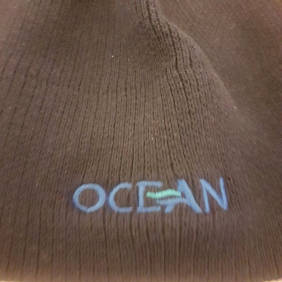 Ocean Beanie Hat Organic Cotton Blue KNP Organics One Size - Picture 3 of 7